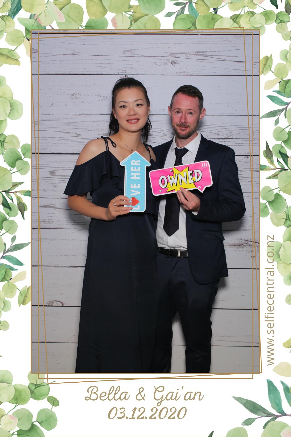 Bella & Gai'an's wedding | View more photos from the event at gallery.photobooth.co.nz/u/SelfieCentral/Bella-Gaians-wedding
